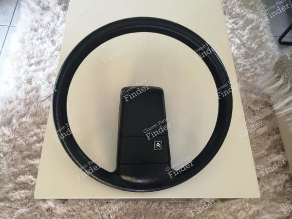 Black single-spoke steering wheel - Phase 1 - CITROËN XM - 0