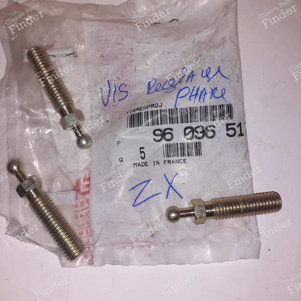 Vis de réglage de phare - CITROËN ZX - 96096517