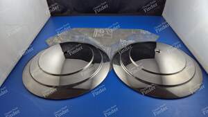Set of 2 stainless steel wheel covers - PEUGEOT 203 - thumb-1