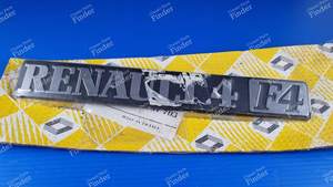 Genuine rear monogram - F4 - RENAULT 4 / 3 / F (R4) - thumb-1