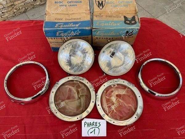 Komplettes Scheinwerferpaar - 1. Generation - CITROËN DS / ID - ABTP 523- 4