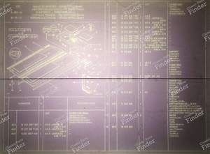 Charnière de tablette arrière - Phase 1 - CITROËN Visa / C15 - 75517822- thumb-3