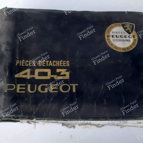 Catalogue des pièces detachées - PEUGEOT 403 - 0