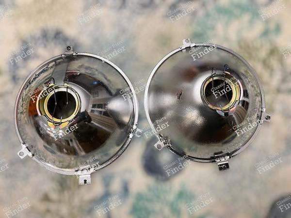 Pair of headlight dishes - Repair for Marchal ABTP 485 headlights - CITROËN DS / ID - 1