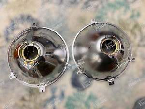 Pair of headlight dishes - Repair for Marchal ABTP 485 headlights - CITROËN DS / ID - thumb-1