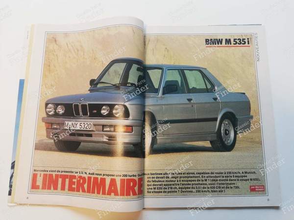 Autohebdo - BMW 5 (E28) - #445 - 8 novembre 1984- 3
