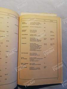 Fahrtenbuch für autorisierte Mercedes-Tankstellen - MERCEDES BENZ 219 & 220 (W105 / W128 / W180) (Großen Ponton) - thumb-2