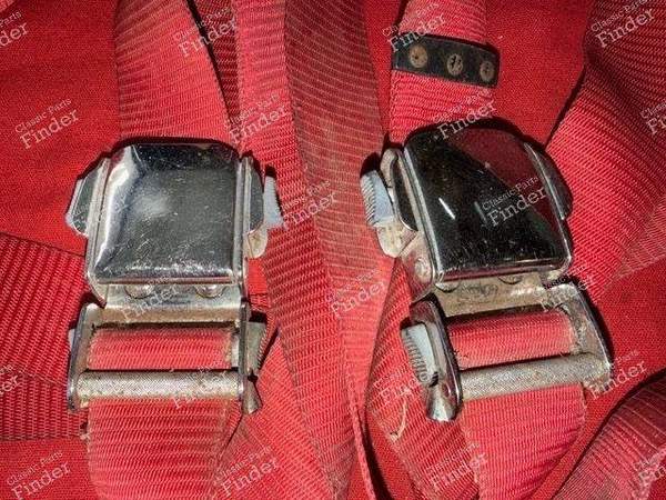 Jeu de ceintures de sécurité rouge - CITROËN DS / ID - 5