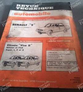 RTA for Renault 9 and Citroën Visa - RENAULT 9 / Alliance / Broadway / 11 / Encore (R9 / R11)